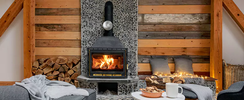 Thelin Hearth Products Direct Vent Gas Stove Fireplace Inspection in Easton, Maryland